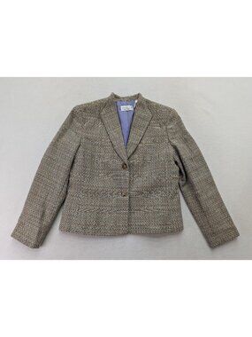 Villager Liz Claiborne Women's Blazer Jacket Size PM Woven Business Career